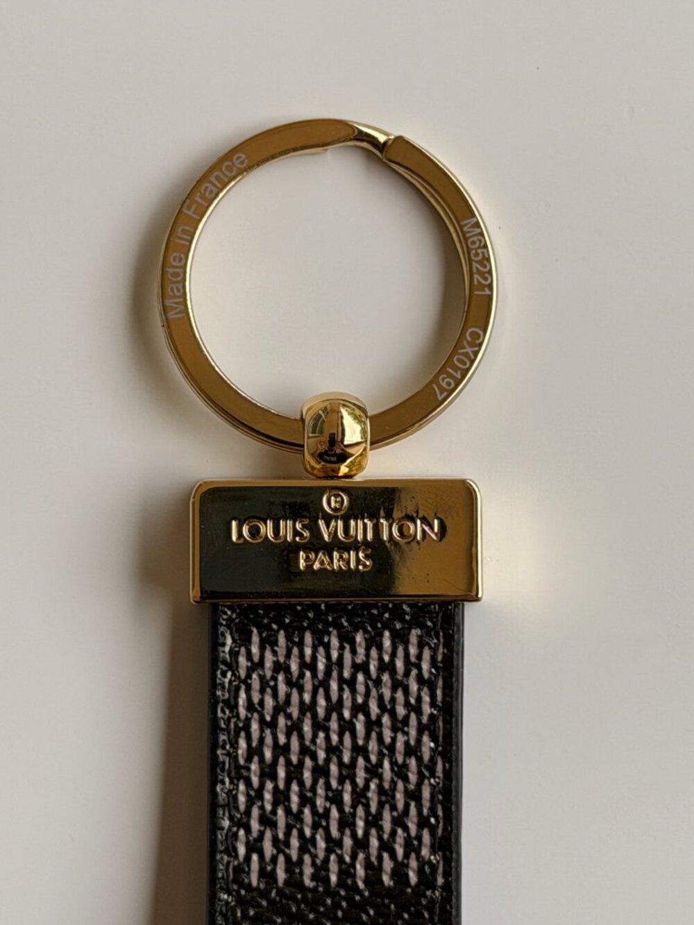 Louis Vuitton Brown And White Key Holder / Bag Charm - Picture 2 of 6